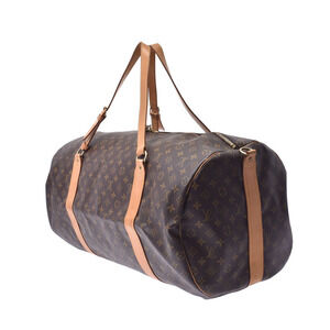 Louis Vuitton Brown Bag Sac Polochon Monogram Canvas Boston